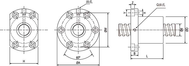 SFI01604-4滾珠絲桿,