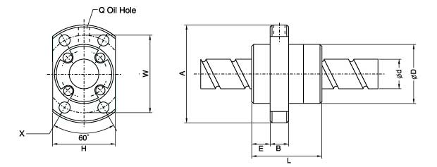 SFE1632-3、滾珠絲杠軸承