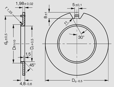 BS70DP4英制復合墊片