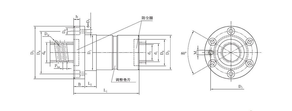 FFZD6312-4滾珠絲杠