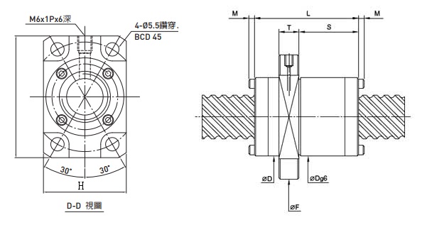 2R25-50V2-DFSH-1144-1313-0.018滾珠絲杠